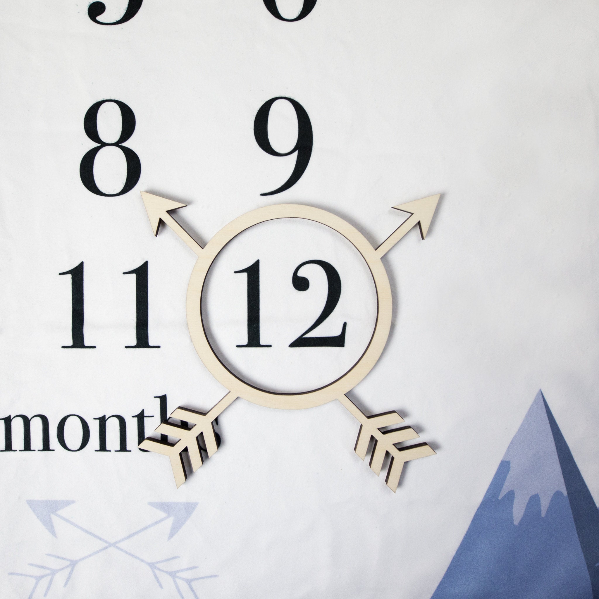 Arrow Milestone Marker Baby Milestone Blanket Marker Baltic Etsy