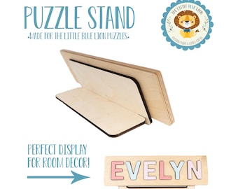 Puzzle Stand for The Little Blue Lion Wooden Name Puzzles