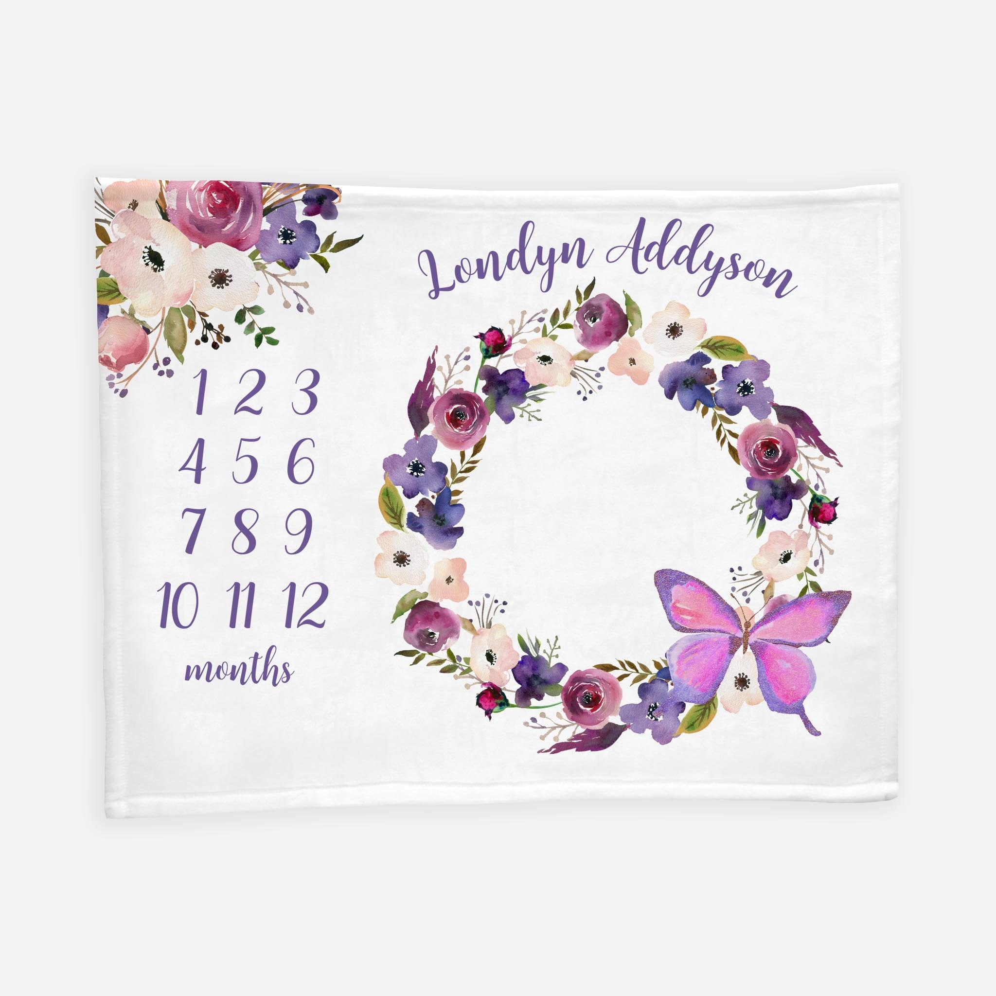 P 390 Personalized Address Labels Pretty Flowers Border Buy 3 get 1 free 