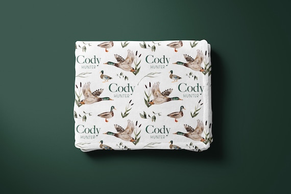 Mallard Duck Blanket, Duck Hunting Baby Blanket, Hunting Swaddle Swaddle, Mallard Duck Nursery, Hunting Toddler Blanket, Duck Blanket B33