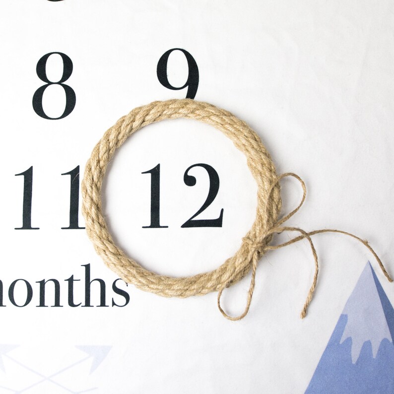 Rope Milestone Marker Baby Milestone Blanket Marker Rope Etsy