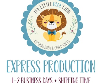 Express Production- This listing is NOT eligible for discounts or promo codes