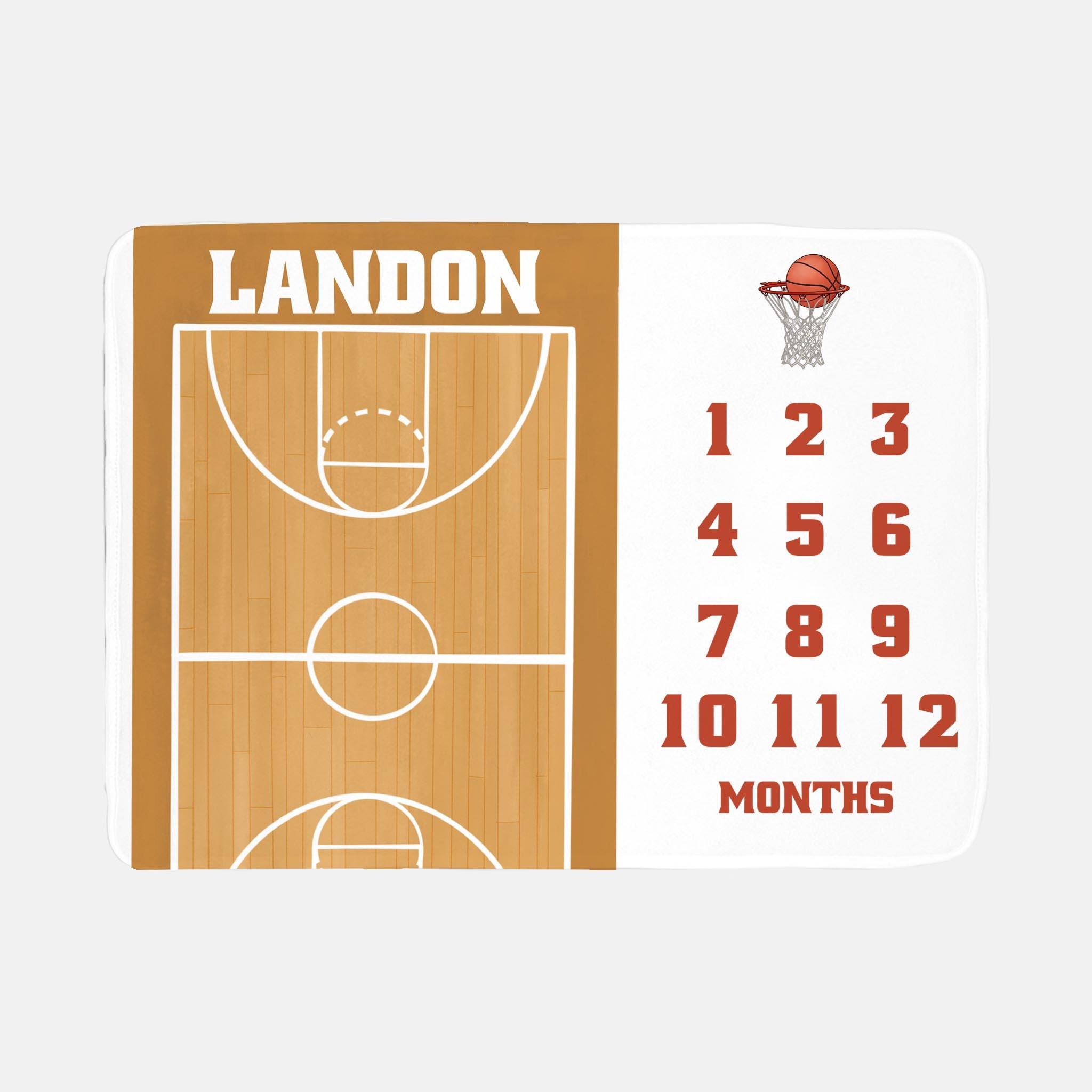 Basketball Milestone Blanket Basketball Baby Blanket Personalized Baby Blankie Monthly Baby Blanket Baby Boy Blanky Baby Sports B5 Etsy Canada