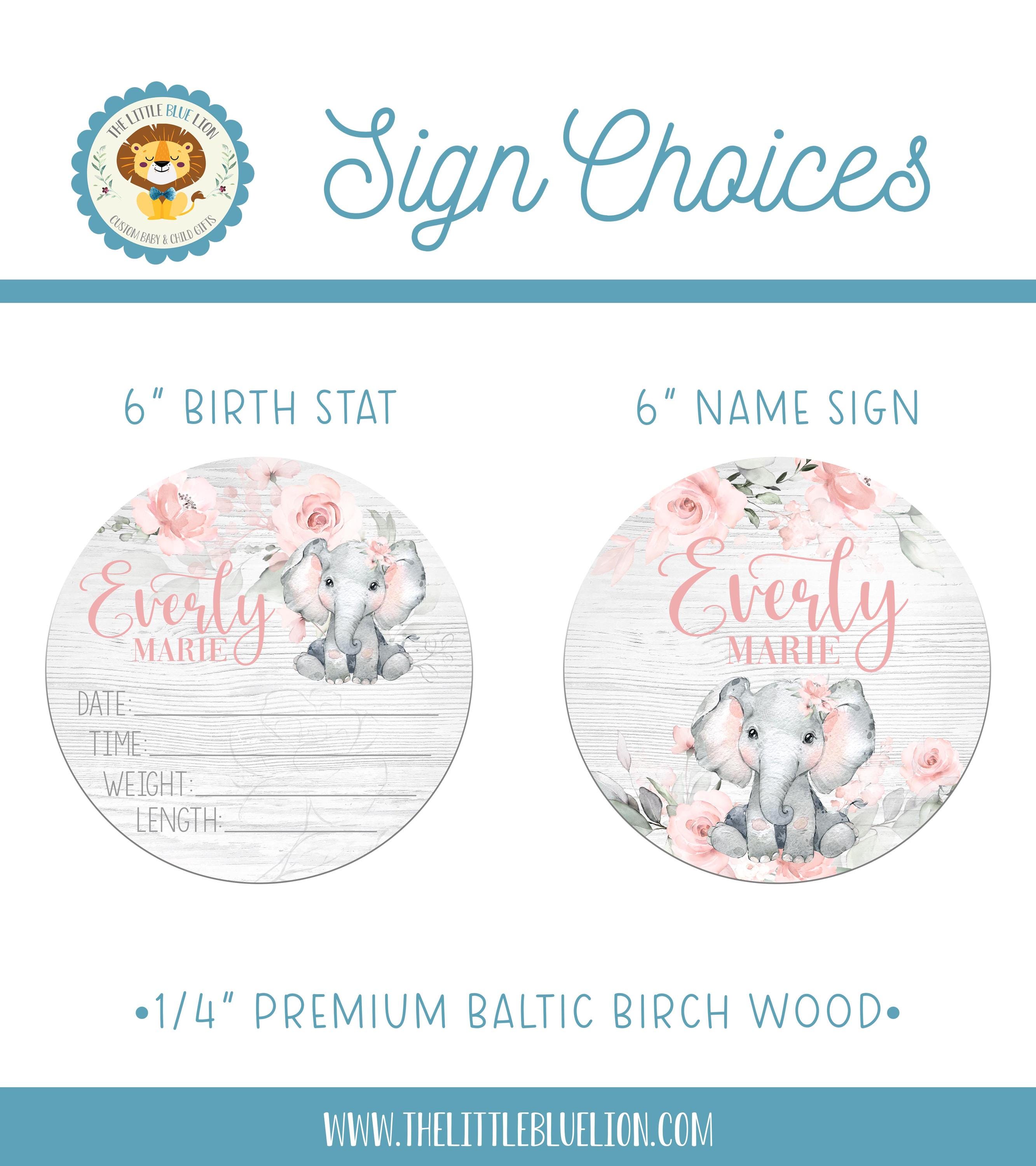 S52 Sign Elephant Baby Quilt, Personalized Baby Elephant Quilt, Optional Bundle ...