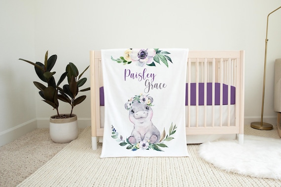 Safari Hippo Baby Blanket Girl Hippo Baby Blanket Hippo Blanket