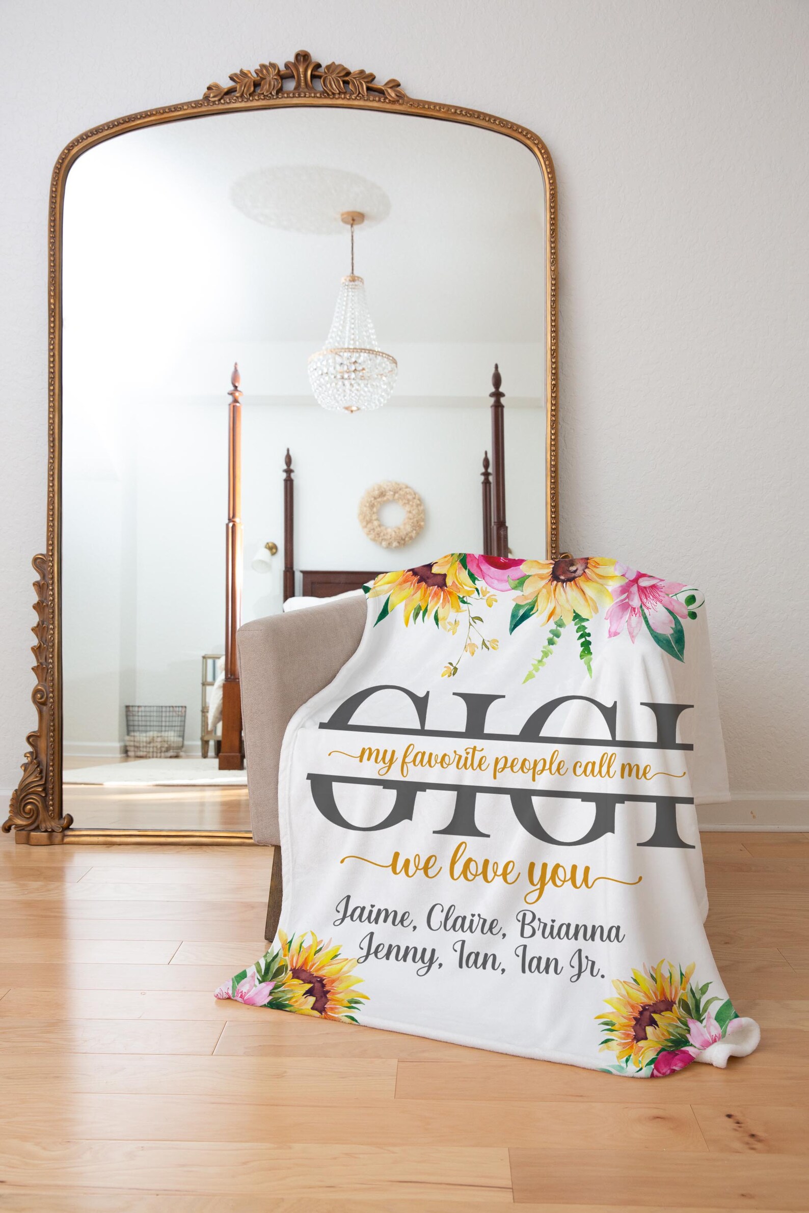 Mothers Day Blanket Gigi Gift Blanket for Gigi From Etsy