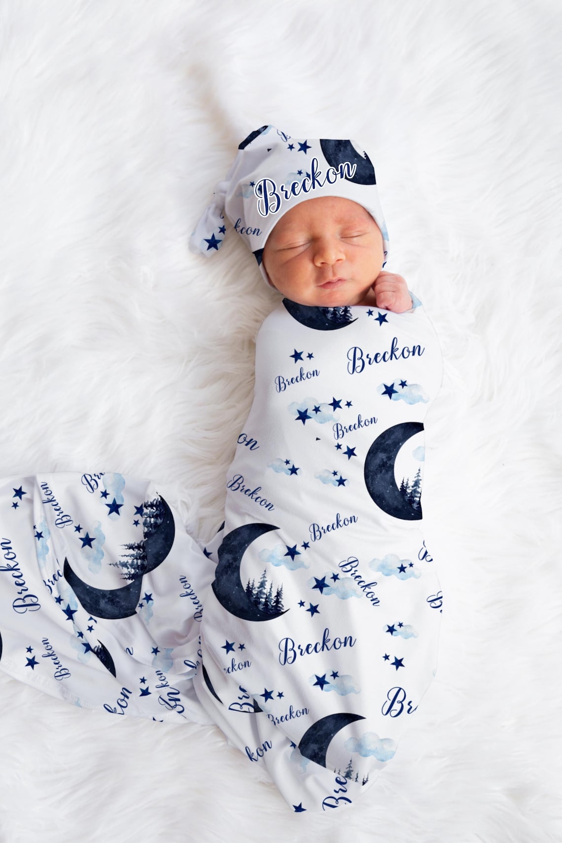 Birch Swaddle - Lullaby Moon