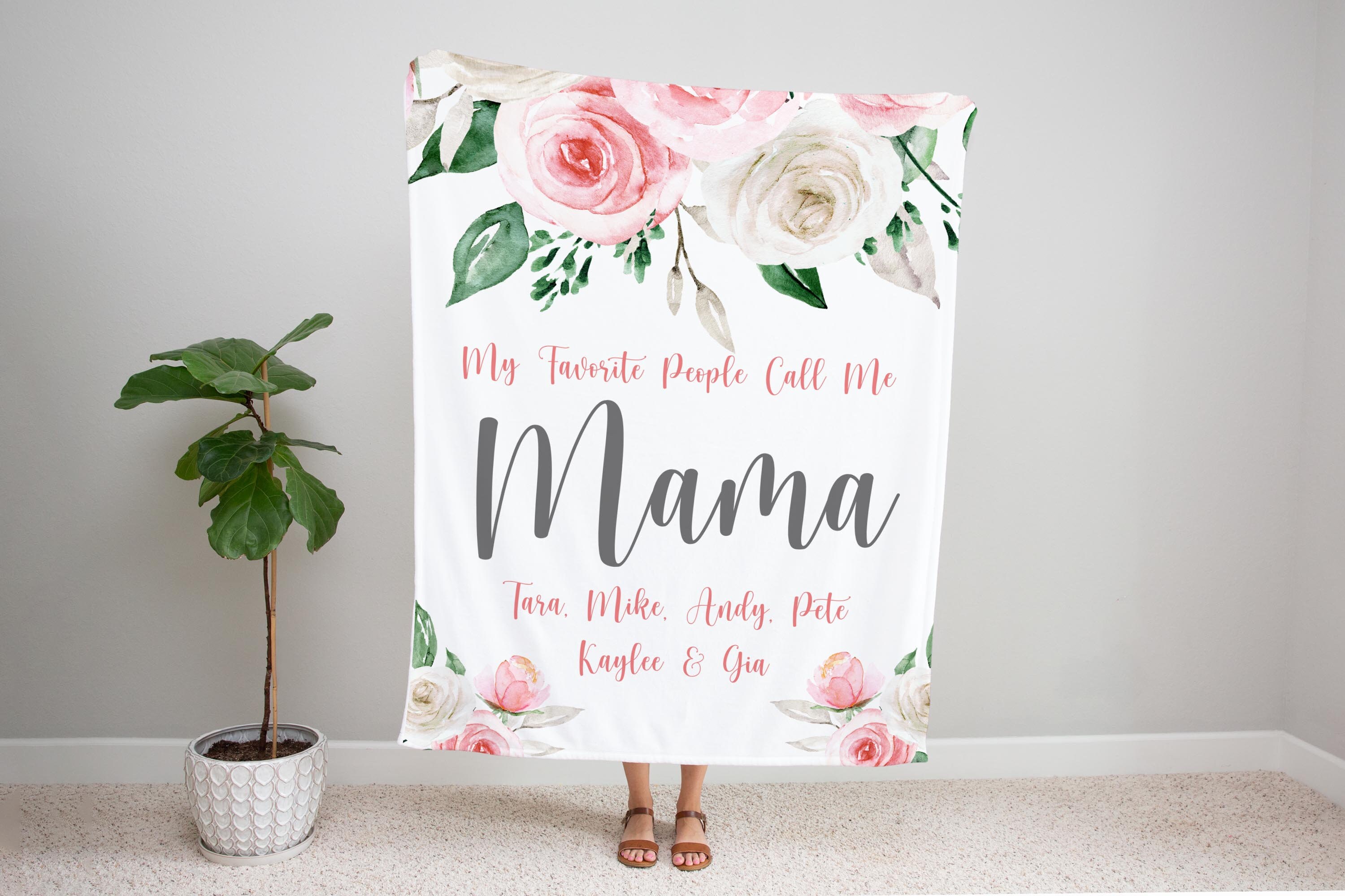 Mother's Day Gift Blanket, Daughter And Mom Blanket, Gifts For Mom From  Daughter Blanket - Daisy Flower Vase, Mom Have A Special Place In My Heart