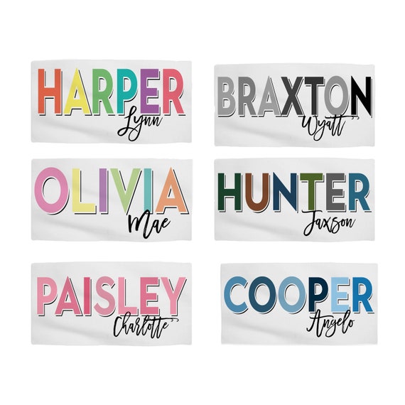 Personalized Beach Towel, Kids Beach Towel, Child Beach Towel, Name Beach Towel, Adult Beach Towel, Bridesmaid Beach Towel, Name Towel