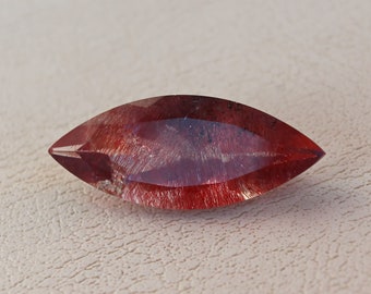 Inusual 9x7mm Oval-faceta Top-Rojo Rubí Piedras Preciosas
