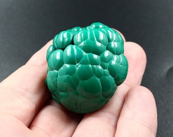 Botryoidal Malachite Specimen - Polished Crystal Cluster - 62.64 gr, Natural from Congo