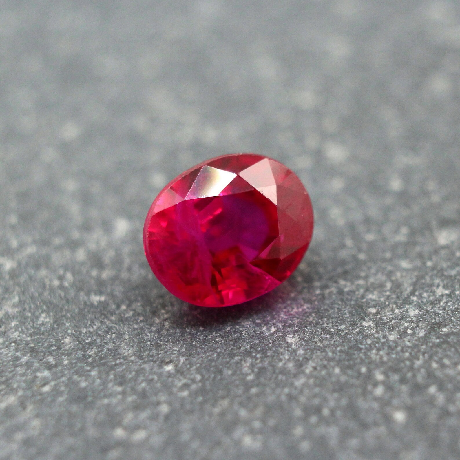 Loose Ruby Gemstone O.66ct Oval Cut Natural Stone for Ring Etsy