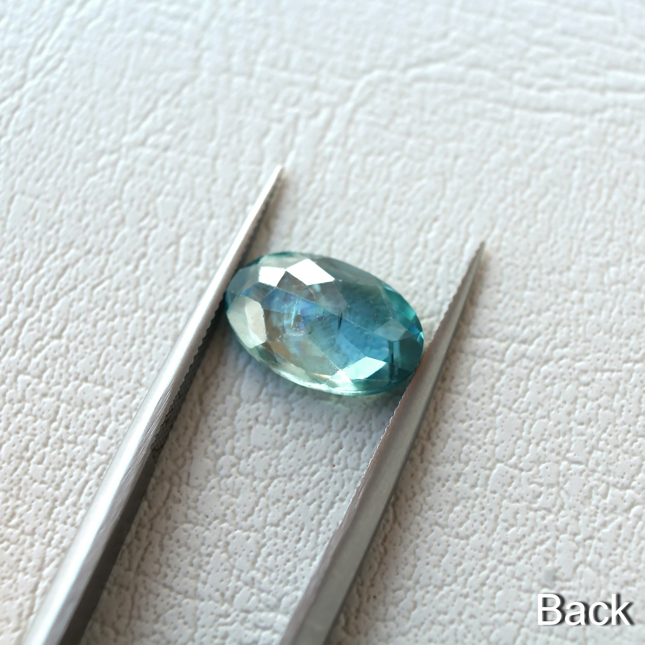 Superbe Zircon Bleu Naturel Du Cambodge - 3,25 Carats - Qualité AAAA - Pierre Précieuse Transparente En Forme Coussin