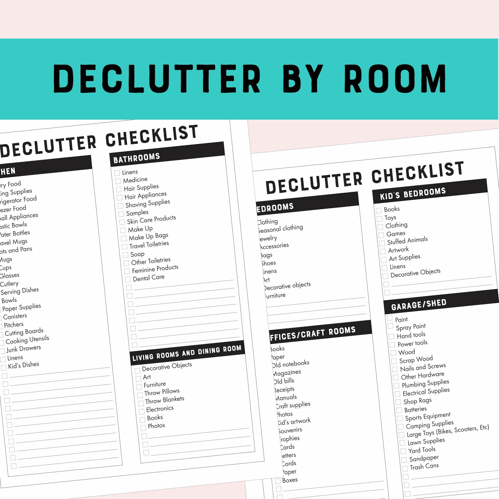printable-declutter-checklist-pdf-perfect-for-spring-cleaning-etsy