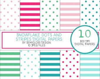 Pastel Polka Dot Digital Paper Set