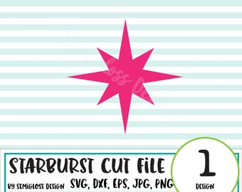 Starburst Tile SVG, Perfect for Making Stencils! DIGITAL DOWNLOAD