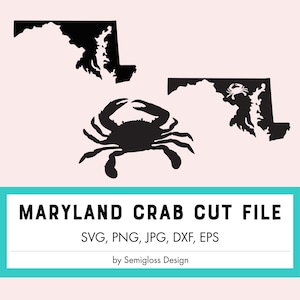 Maryland Crab State Pride SVG, Perfect for Sign Making