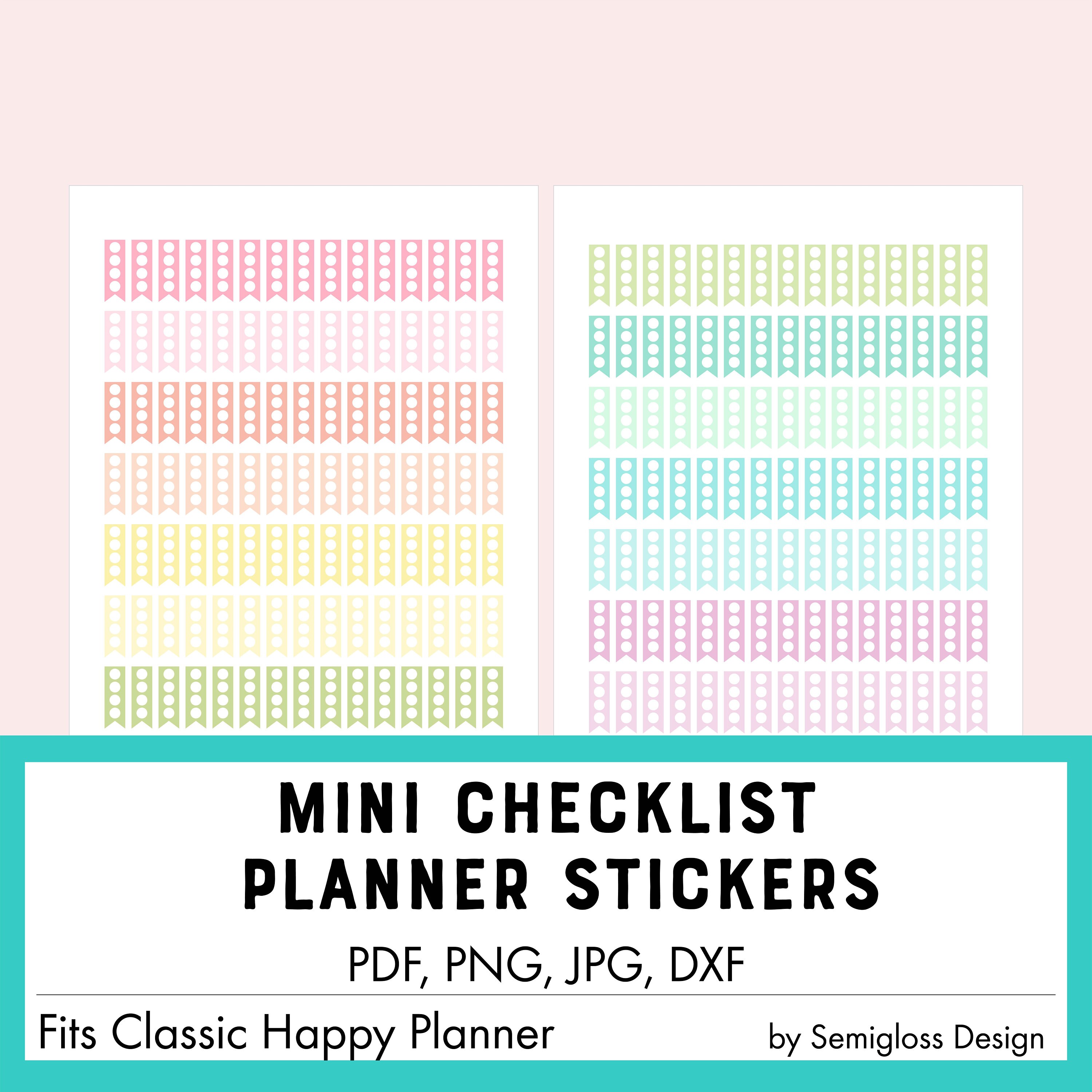 Printable Planner Stickers Bundle Pastel Planner Sticker | Etsy
