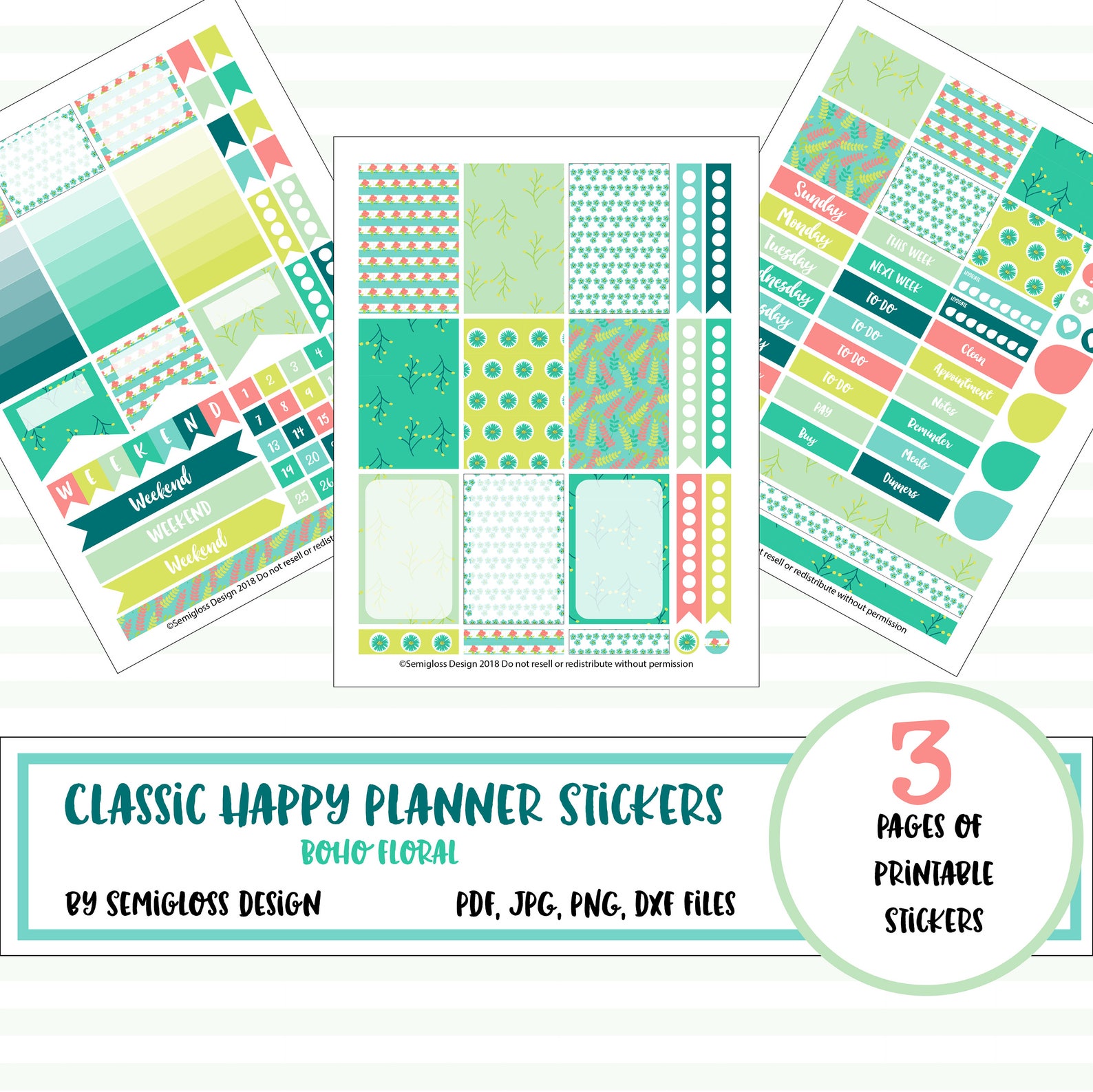 classic-happy-planner-sticker-kit-printable-sticker-kit-the-etsy