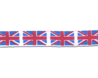 Ribbon flag UK United Kingdom, width 10 mm - in 3 metre lengths