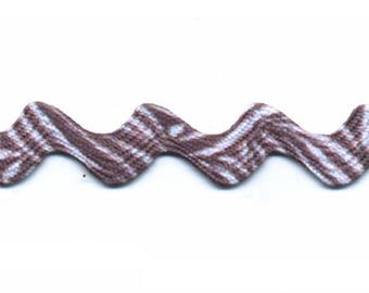 Croquet Serpentine Zebra, Animal braid ribbon - Coupon of 3.50 m - Lot 29