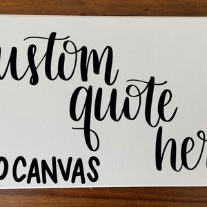 Custom 10x20 Framed Canvas | Custom Hand Lettered Canvas | Family Room Décor | Nursery Décor | Kids Room Décor