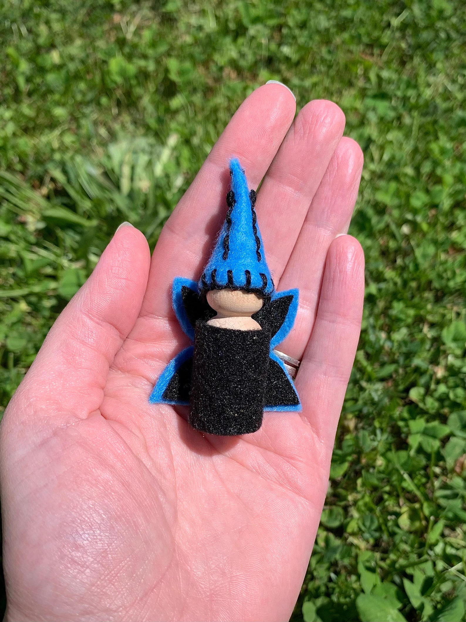 Butterfly Pocket Doll Pocket Peg Doll Butterfly Peg Doll Etsy