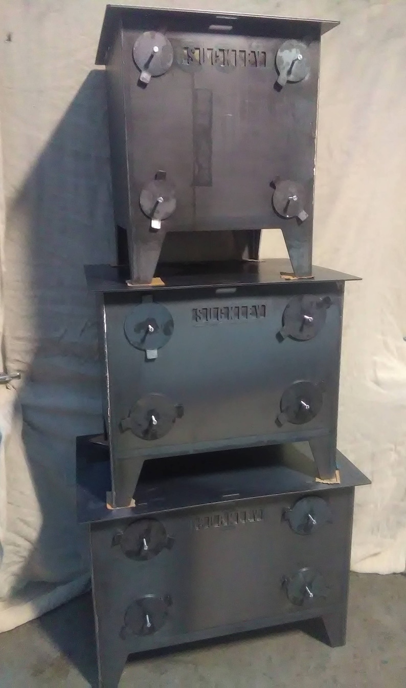 wood burner workshop stove sawdust 20kw heater log fire etsy
