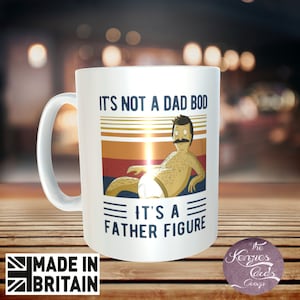 Personalised It's Not A Dad Bod It's A Father Figure Funny Graphic Mug - Bobs Burgers