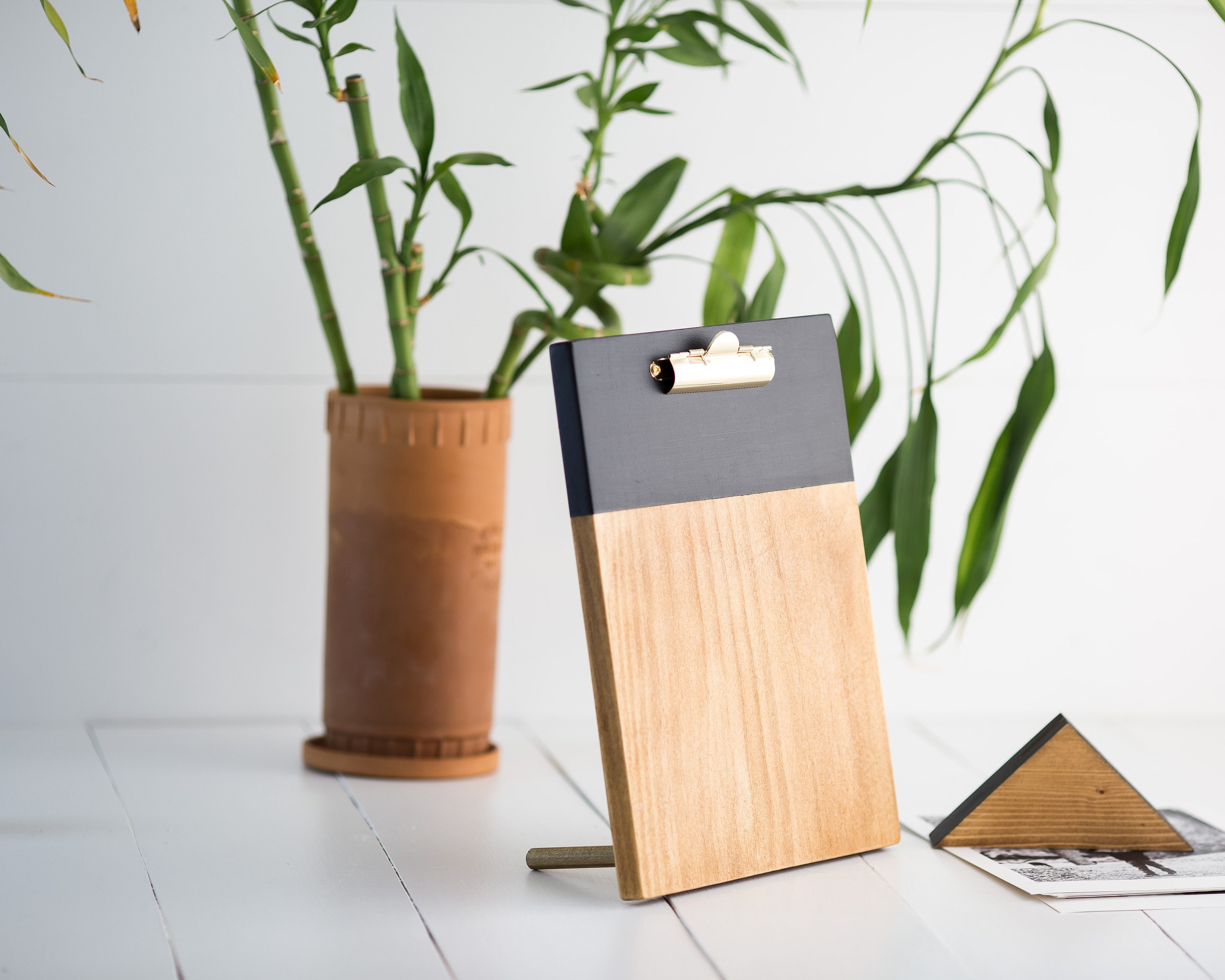 Wooden Clipboard Photo Stand / Decorative CLIPBOARD / Etsy