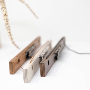 Colgador de calendario de 6", colgador de tarjetas de madera / Anuncio personalizado para Elise