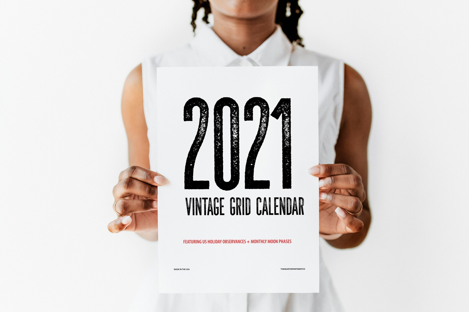 2021 Large Vintage WALL Calendar / Minimal Calendar/ | Etsy
