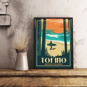 Tofino BC - Vintage Reiseposter