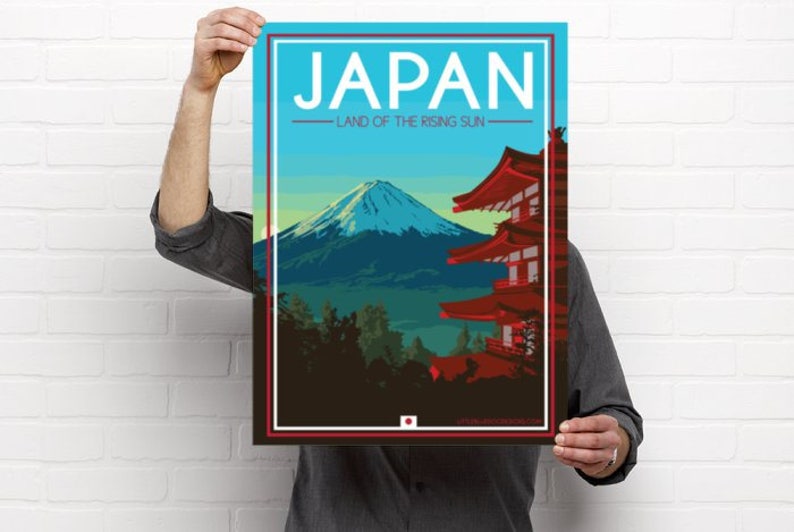 Japan Vintage Travel Poster image 3