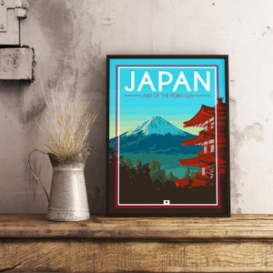 Japan Vintage Travel Poster image 1