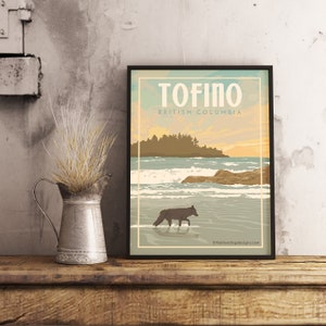 Tofino BC - Vintage Travel Poster