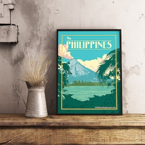 Die Philippinen - Vintage Travel Poster