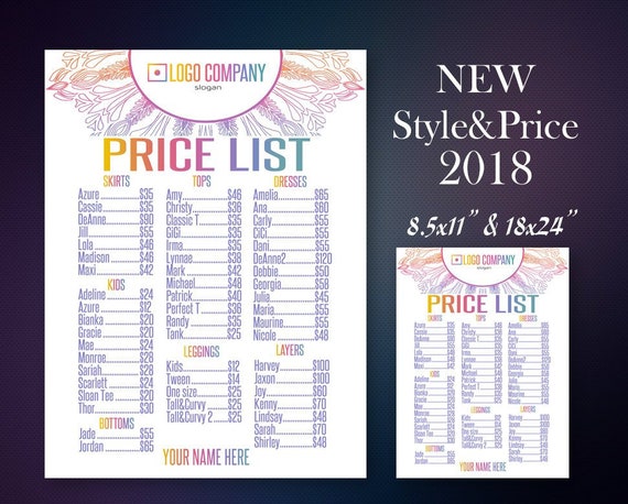 Lularoe Price Chart