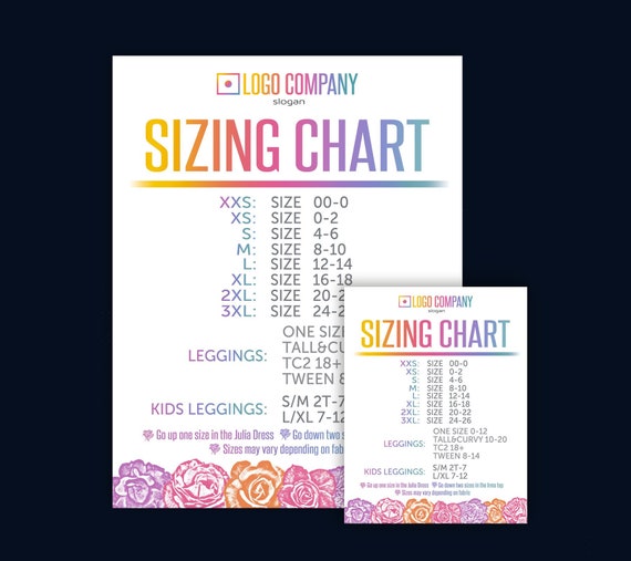 Tc2 Size Chart