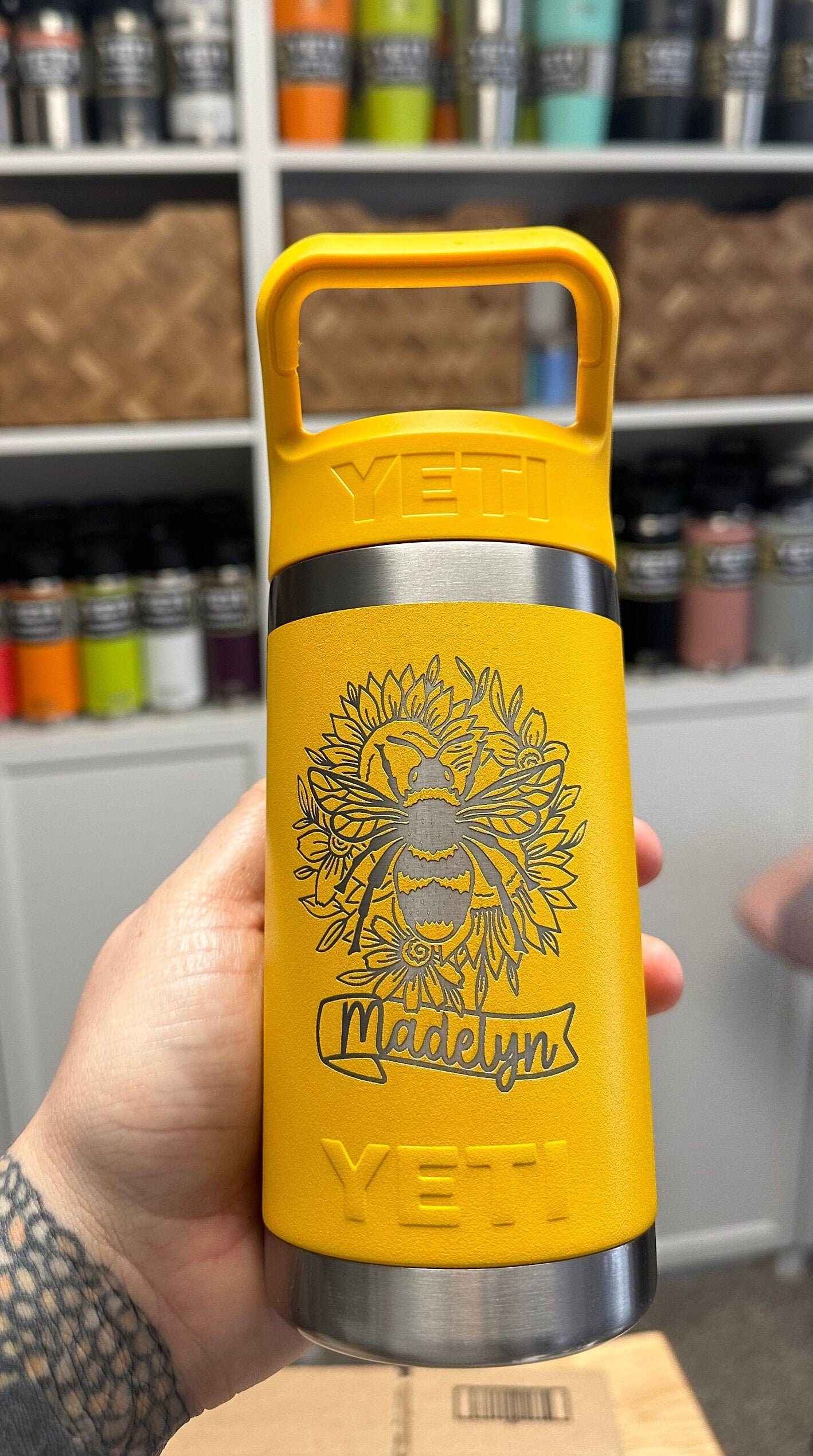 Yeti Rambler Jr Kids Bottle 12oz Engraved Personalized Customer - Etsy