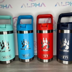 Yeti Rambler Jr Kids Bottle 12oz Engraved Personalized Customer - Etsy