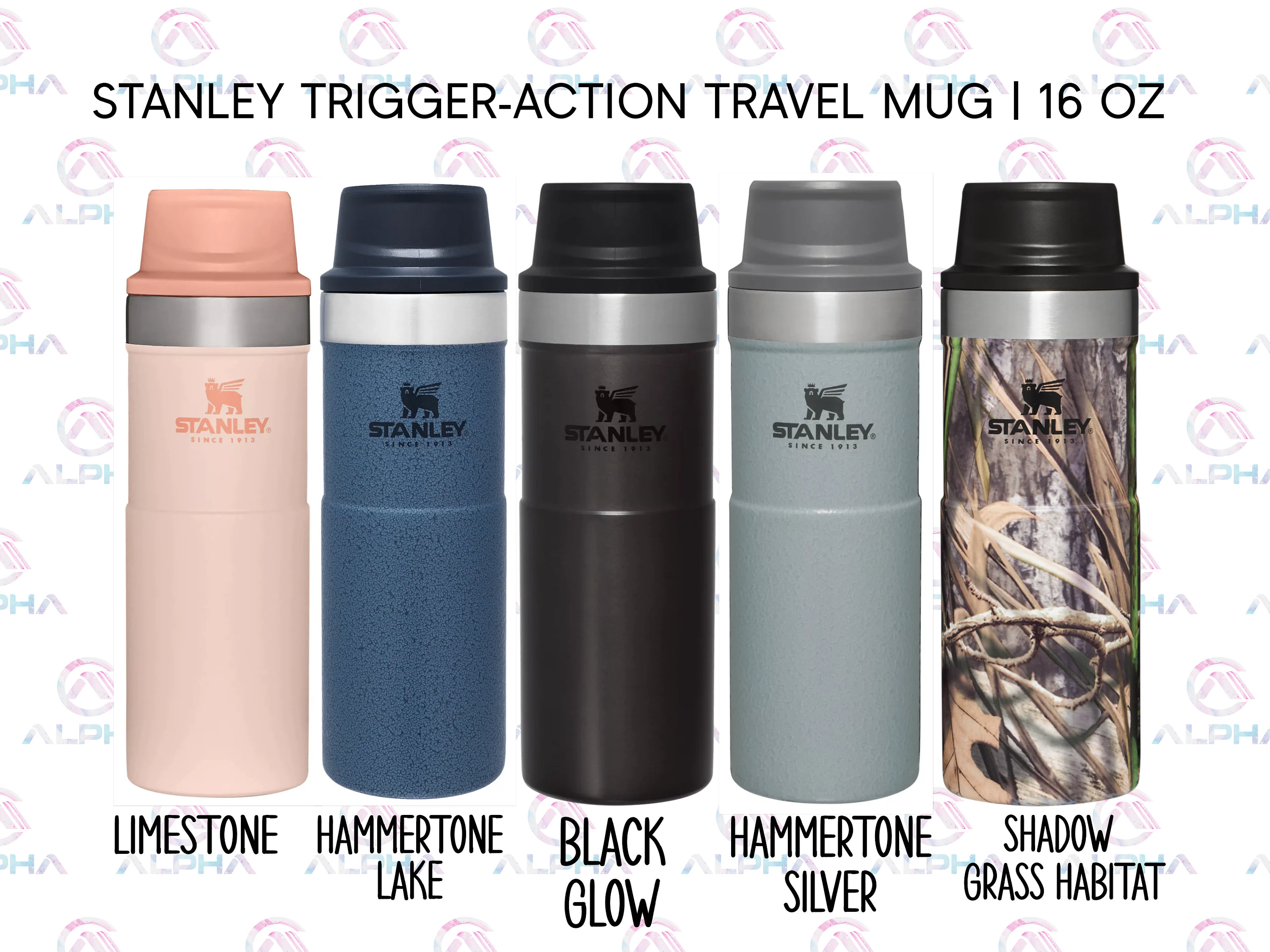 Classic Trigger Action Travel Mug, Insulated Coffee Tumbler