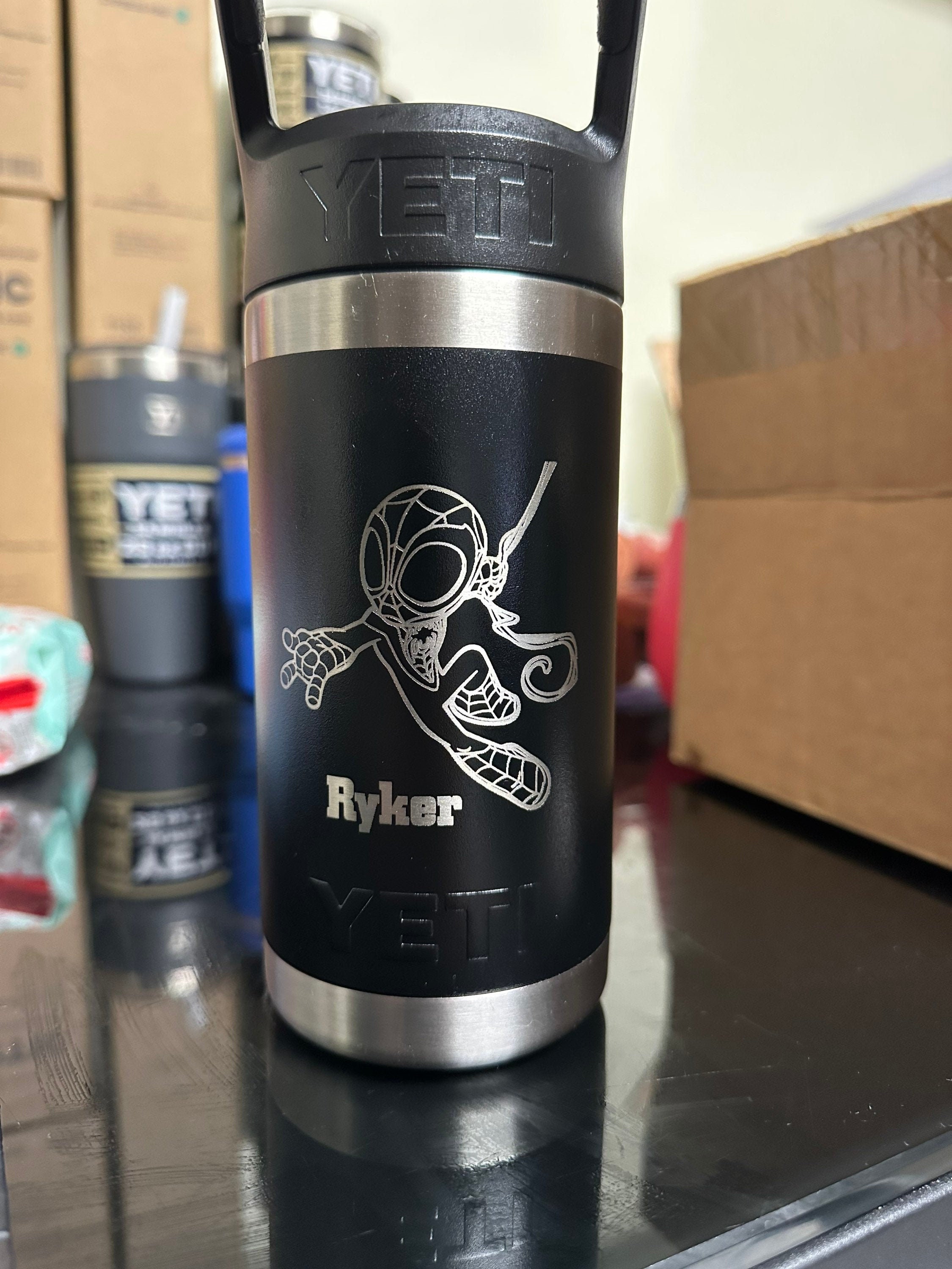 Yeti Rambler Jr Kids Bottle 12oz Engraved Personalized Customer - Etsy