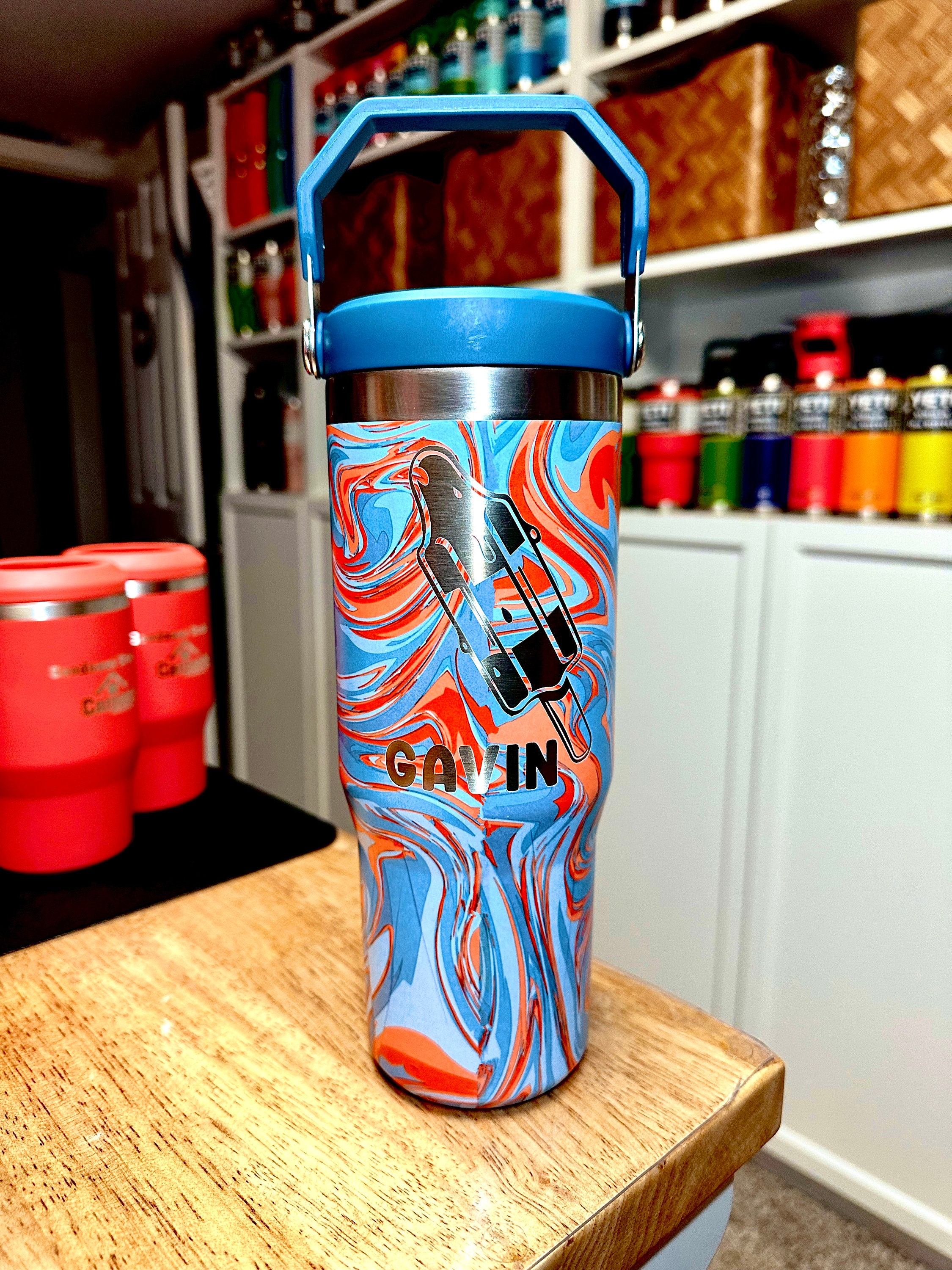 Custom Stanley 30 oz. IceFlow Flip Straw Tumbler - Design Tumblers Online  at