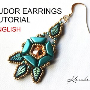 Tudor earrings - English