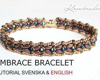 Embrace bracelet - tutorial på svenska