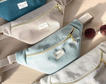 Velvet fanny pack for women