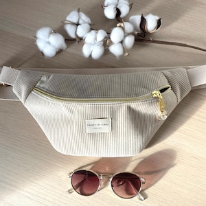 Sac banane femme en velours