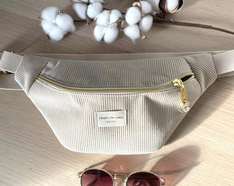 Velvet fanny pack for women