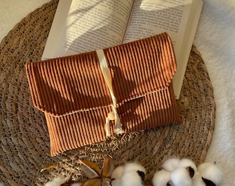 Pocket book and large book pouch - velvet